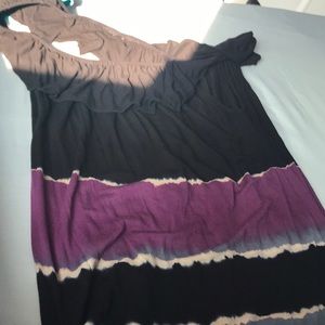 Off the shoulder tye-dye shirt